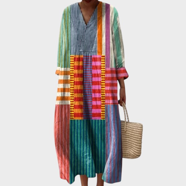 Birgitte | Geometrisk kjole
