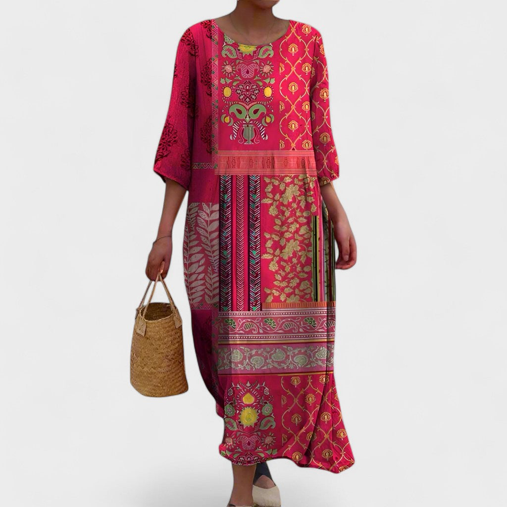 BIRGIT | Boho maxikjole