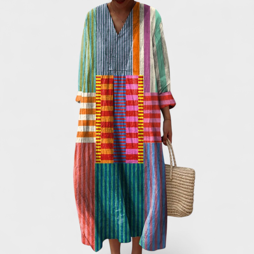GERDA | Geometrisk kjole
