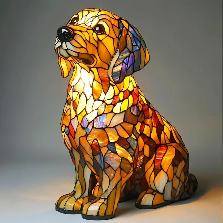 Spirituel Golden Retriever Figur Lys