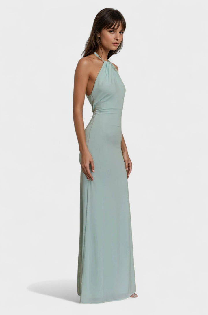 BENEDICTE | Halter Maxi kjole