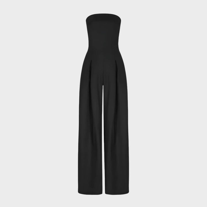 CLARA | Stilfuld stropløs jumpsuit
