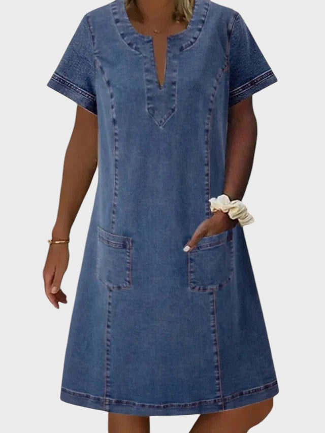 HENNY | BLØD DENIM KJOLE