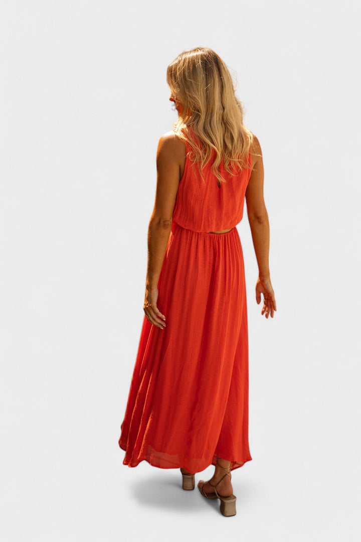 DAGNY | Sommerkjolen Orange