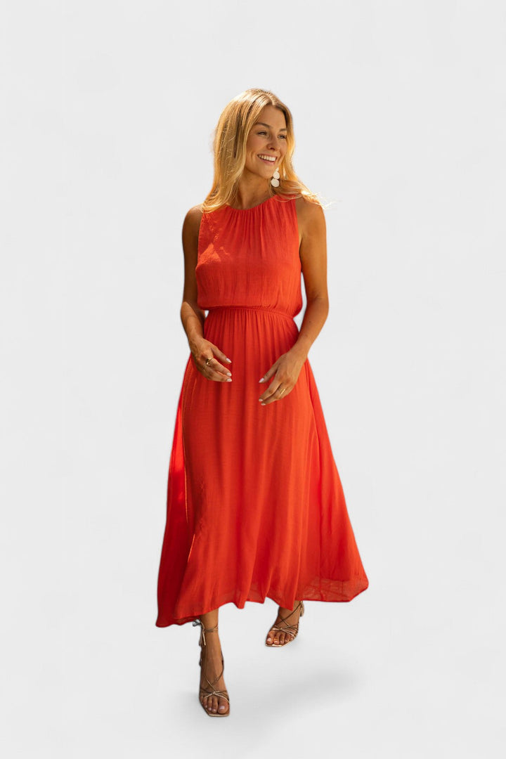 DAGNY | Sommerkjolen Orange