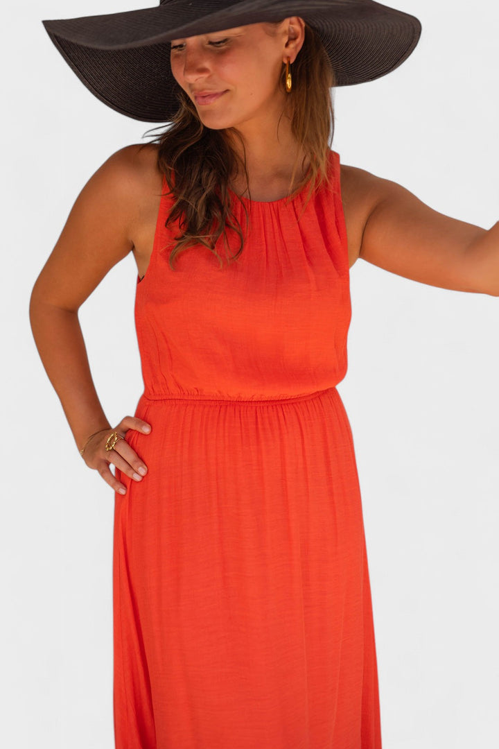 DAGNY | Sommerkjolen Orange
