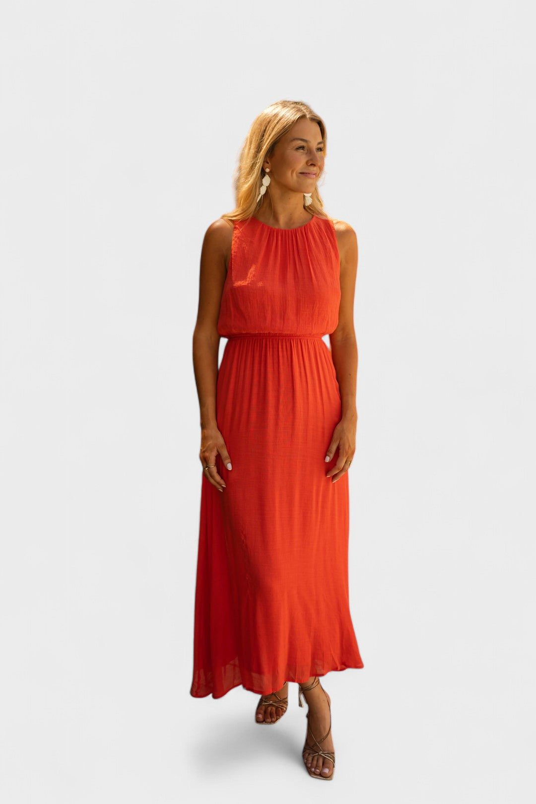 DAGNY | Sommerkjolen Orange