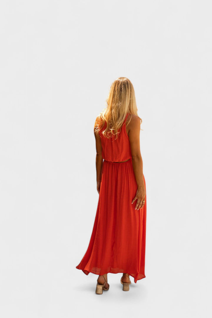 DAGNY | Sommerkjolen Orange